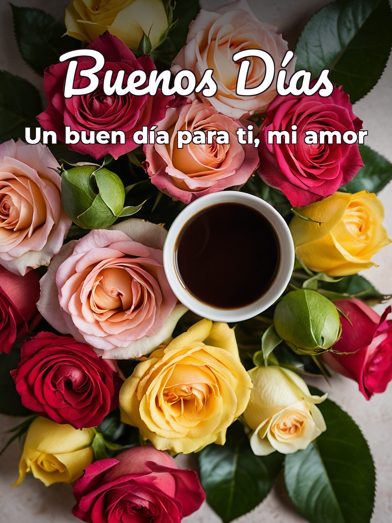 Imágenes dando los buenos días para mi amor