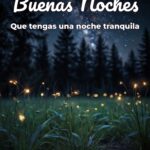 buenas noches que tengas una noche tranquila
