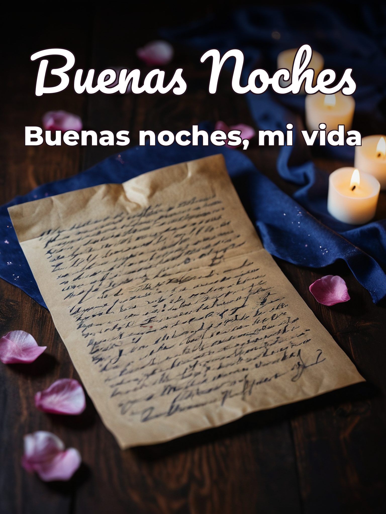 Imágenes de amor con buenas noches para Facebook