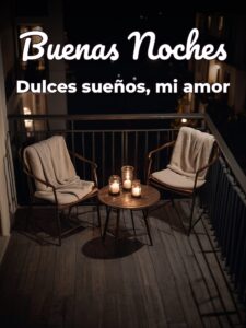 Imágenes de amor con frases bonitas de buenas noches