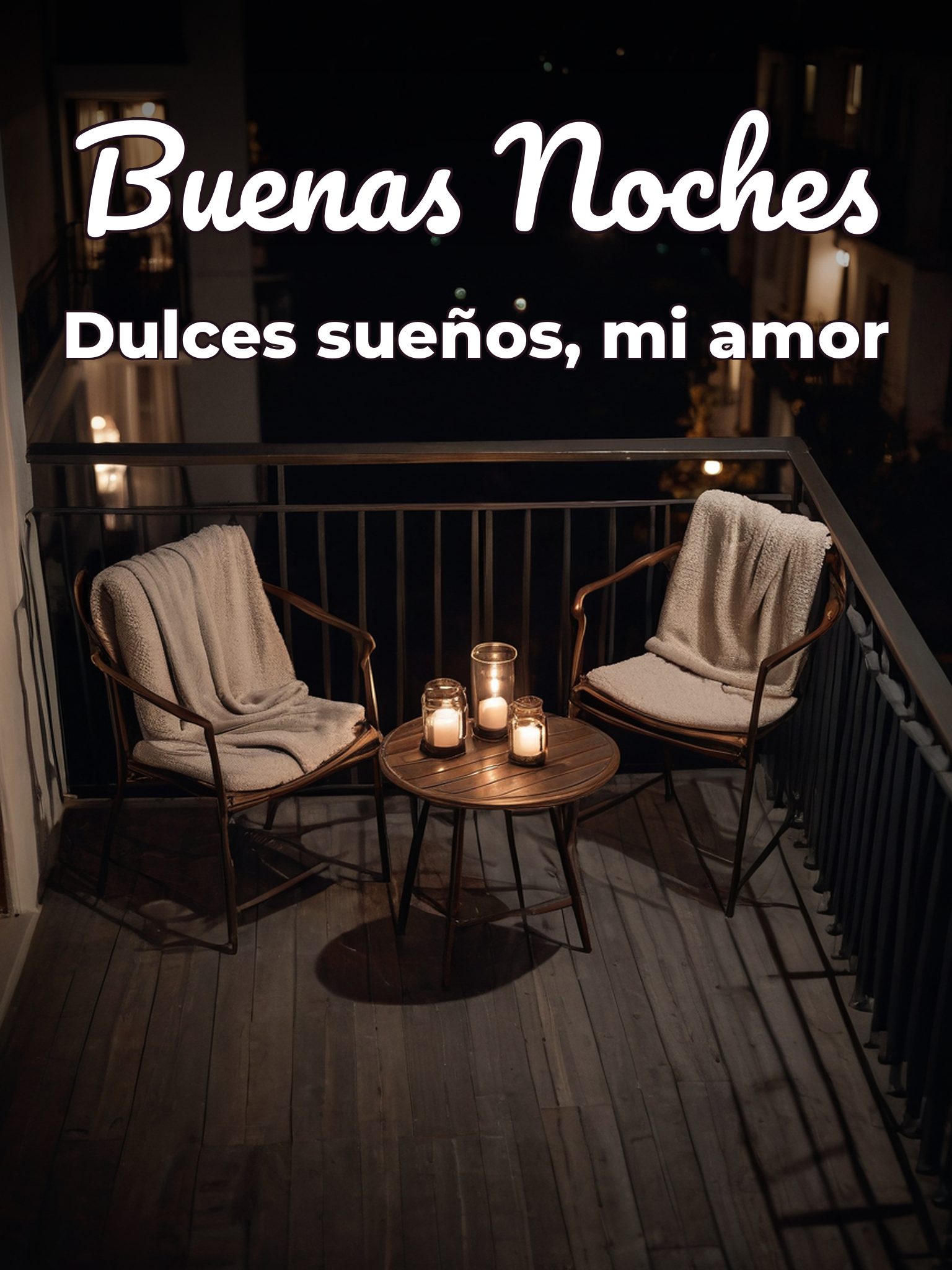 Imágenes de amor con frases bonitas de buenas noches