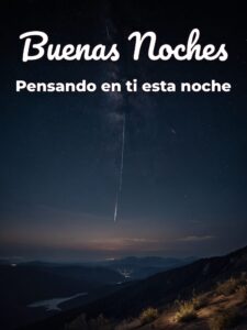 Imágenes de amor con frases de buenas noches para WhatsApp
