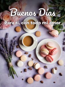 Imágenes de amor con frases de buenos días