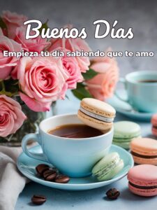 Imágenes de amor con frases de buenos días para celular
