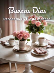 Imágenes de amor con frases de buenos días para una amiga