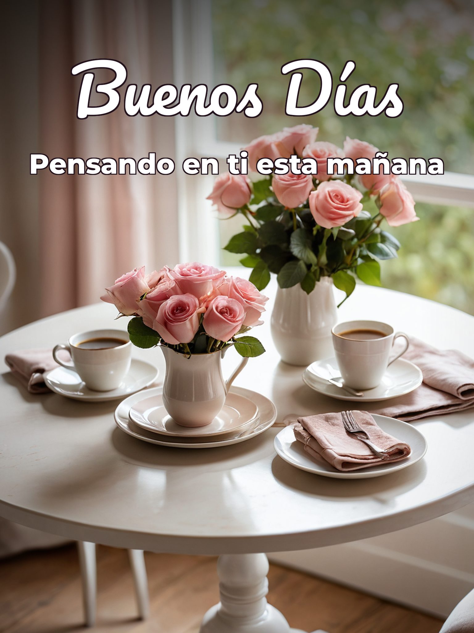 Imágenes de amor con frases de buenos días para una amiga
