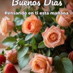 buenos días pensando en ti esta mañana