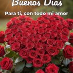 buenos días para ti, con todo mi amor