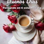buenos días pensando en ti esta mañana