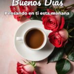 buenos días pensando en ti esta mañana