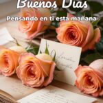 buenos días pensando en ti esta mañana