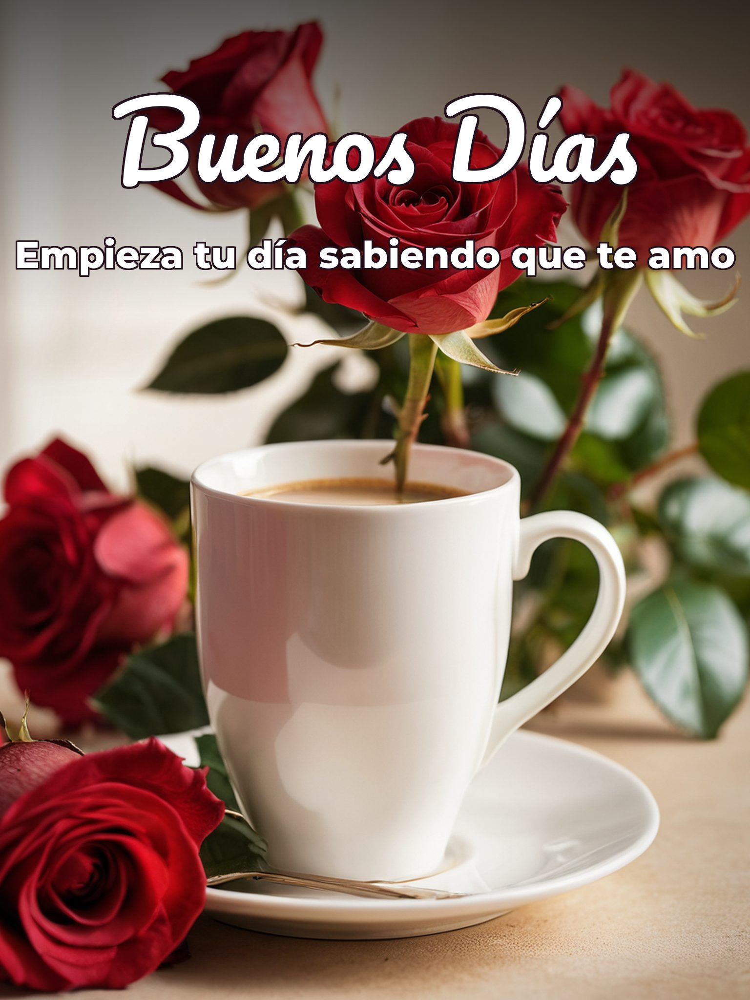Imágenes de amor dando los buenos días para mi amor