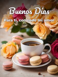 Imágenes de amor dando los buenos días para una amiga