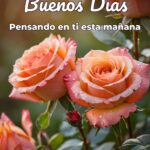 buenos días pensando en ti esta mañana