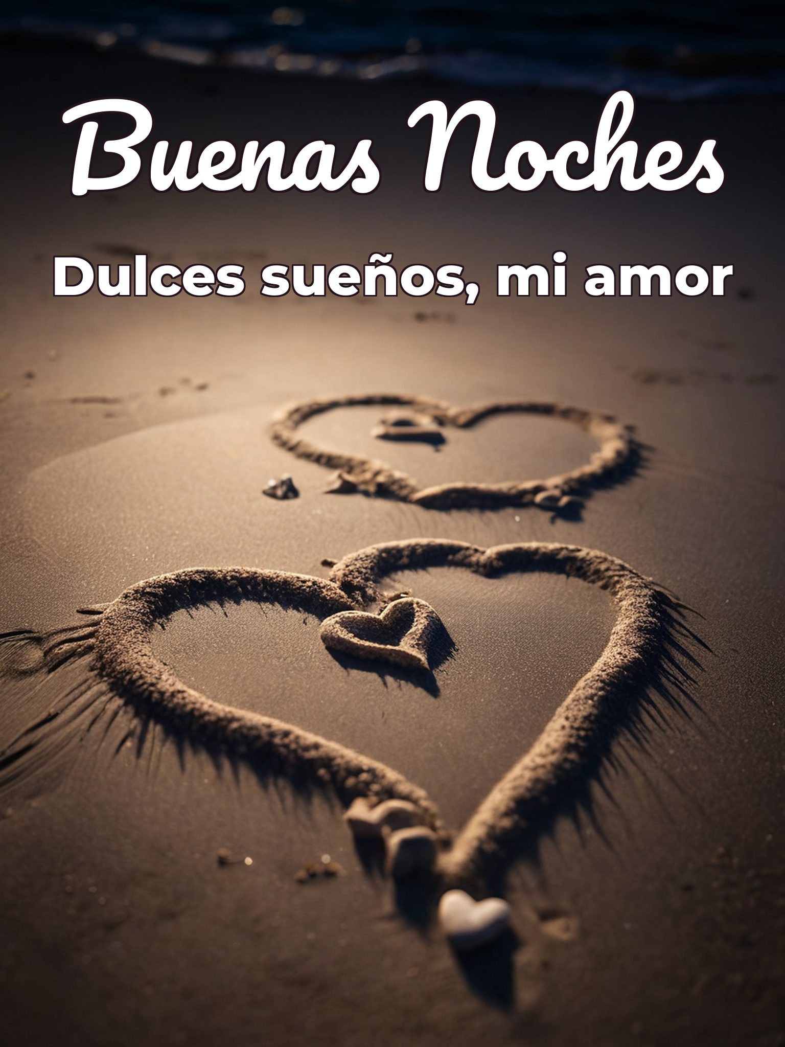 Imágenes de amor de las buenas noches para Facebook