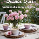buenos días un buen día para ti, mi amor