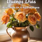 buenos días pensando en ti esta mañana