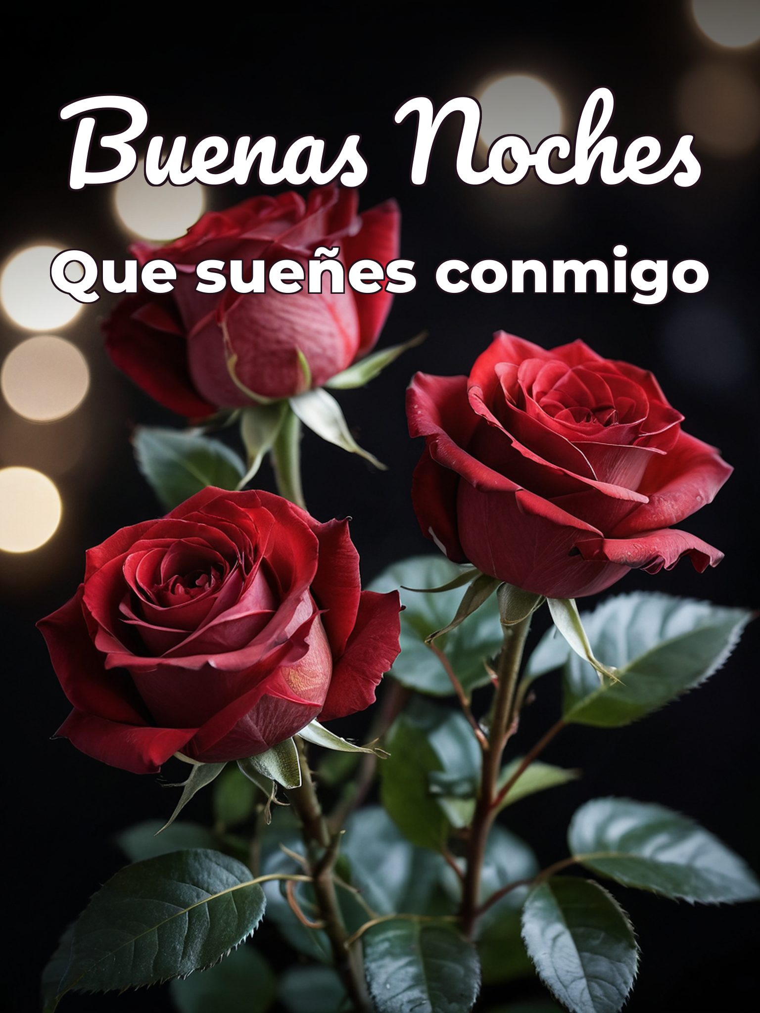 Imágenes de amor deseando buenas noches para Facebook