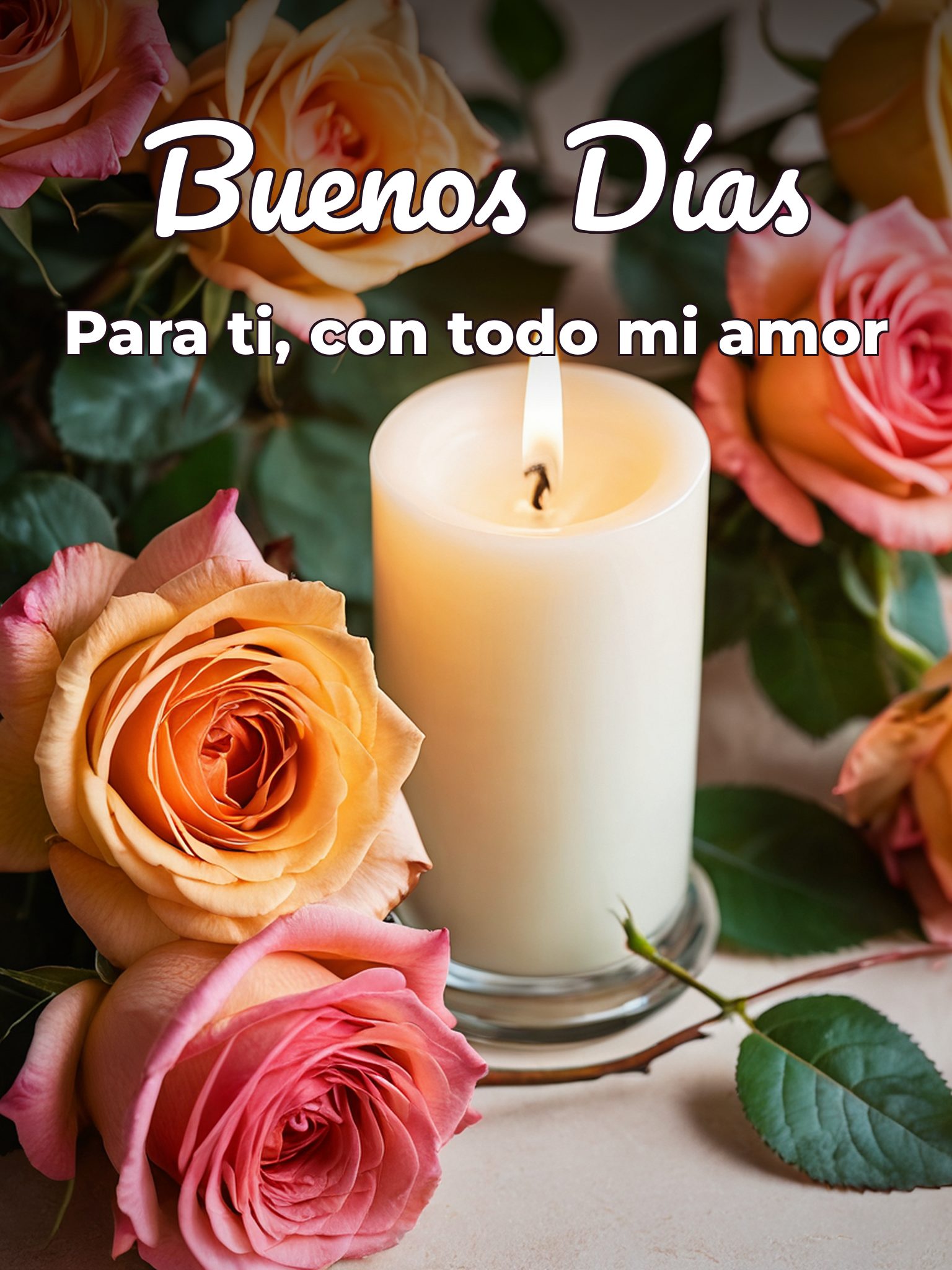 Imágenes de amor para dar buenos días para Facebook