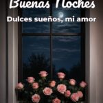 buenas noches dulces sueños, mi amor