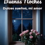 buenas noches dulces sueños, mi amor