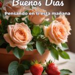 buenos días pensando en ti esta mañana