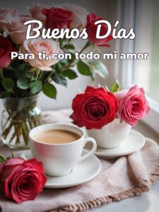 Imágenes de amor para los buenos días para WhatsApp