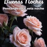 buenas noches pensando en ti esta noche