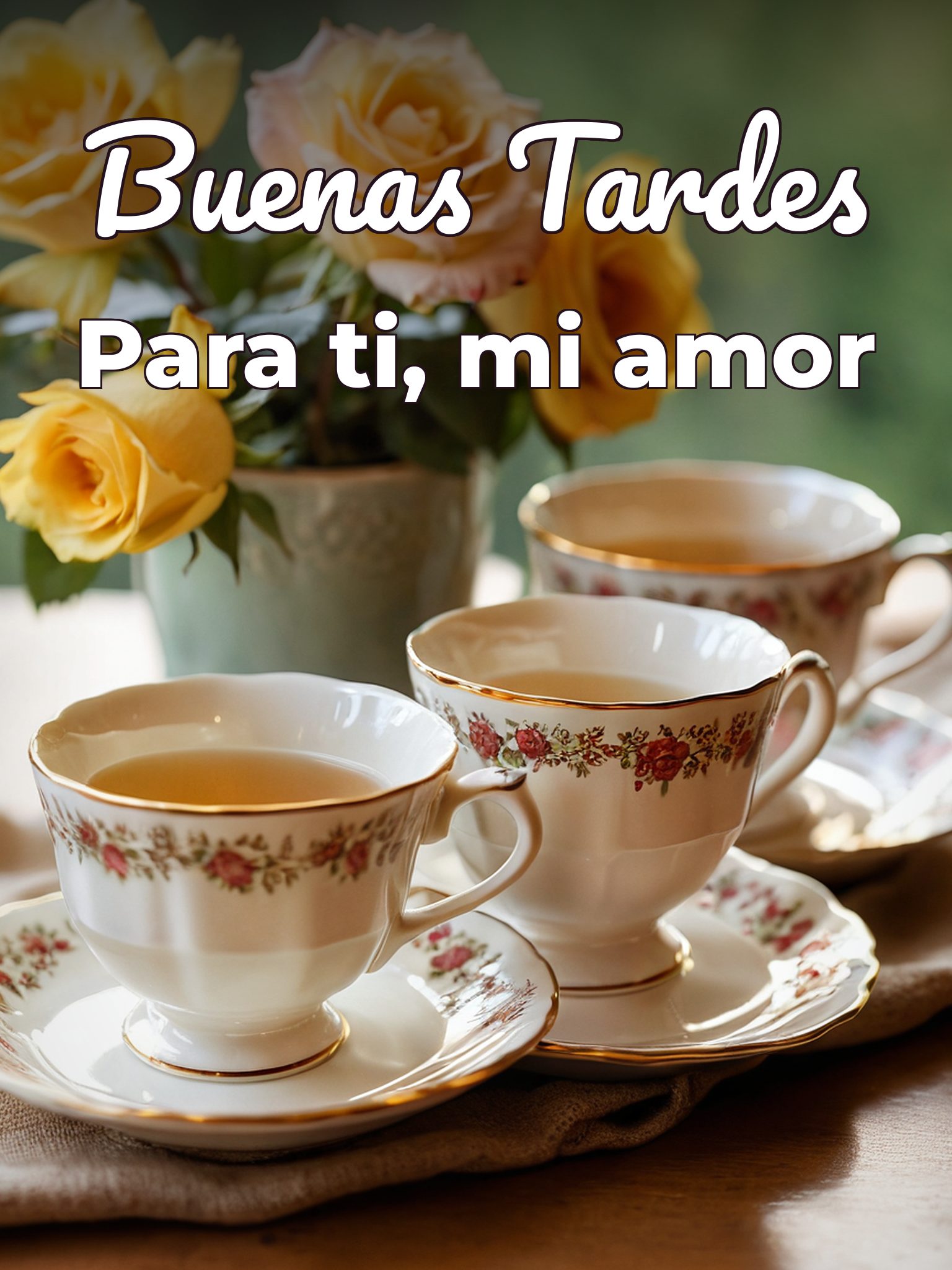 Imágenes de bonita tarde amor para WhatsApp celular