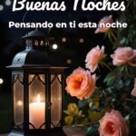 buenas noches pensando en ti esta noche