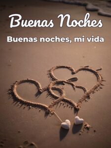 Imágenes de buenas noches con frases de amor para Facebook