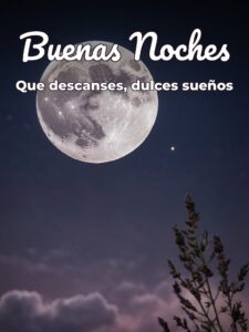 Imágenes de buenas noches con poemas para Facebook