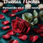 buenas noches pensando en ti esta noche
