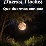 buenas noches que duermas con paz