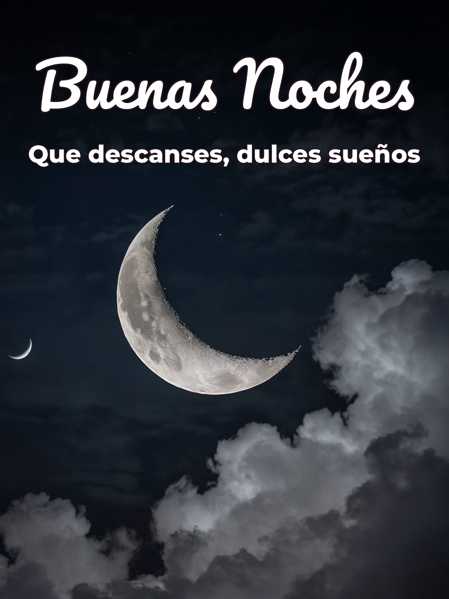Imágenes de buenas noches lindas con frases para Facebook