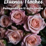 buenas noches pensando en ti esta noche