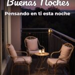 buenas noches pensando en ti esta noche