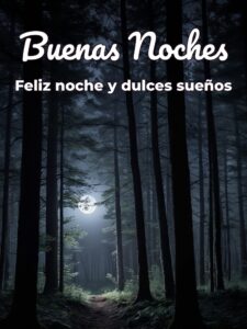 Imágenes de buenas noches para una mujer para WhatsApp