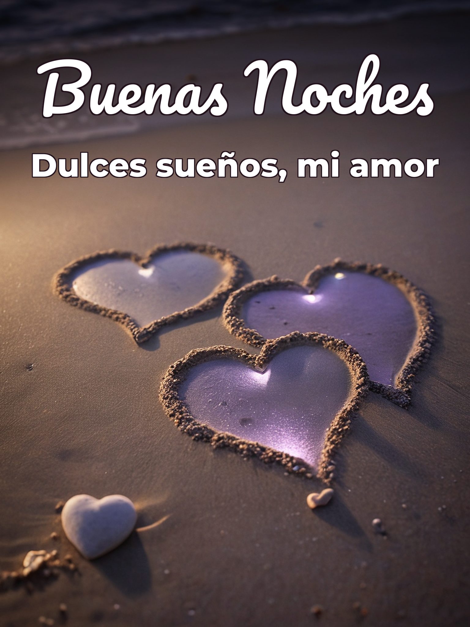 Imágenes de buenas noches y amor para Facebook