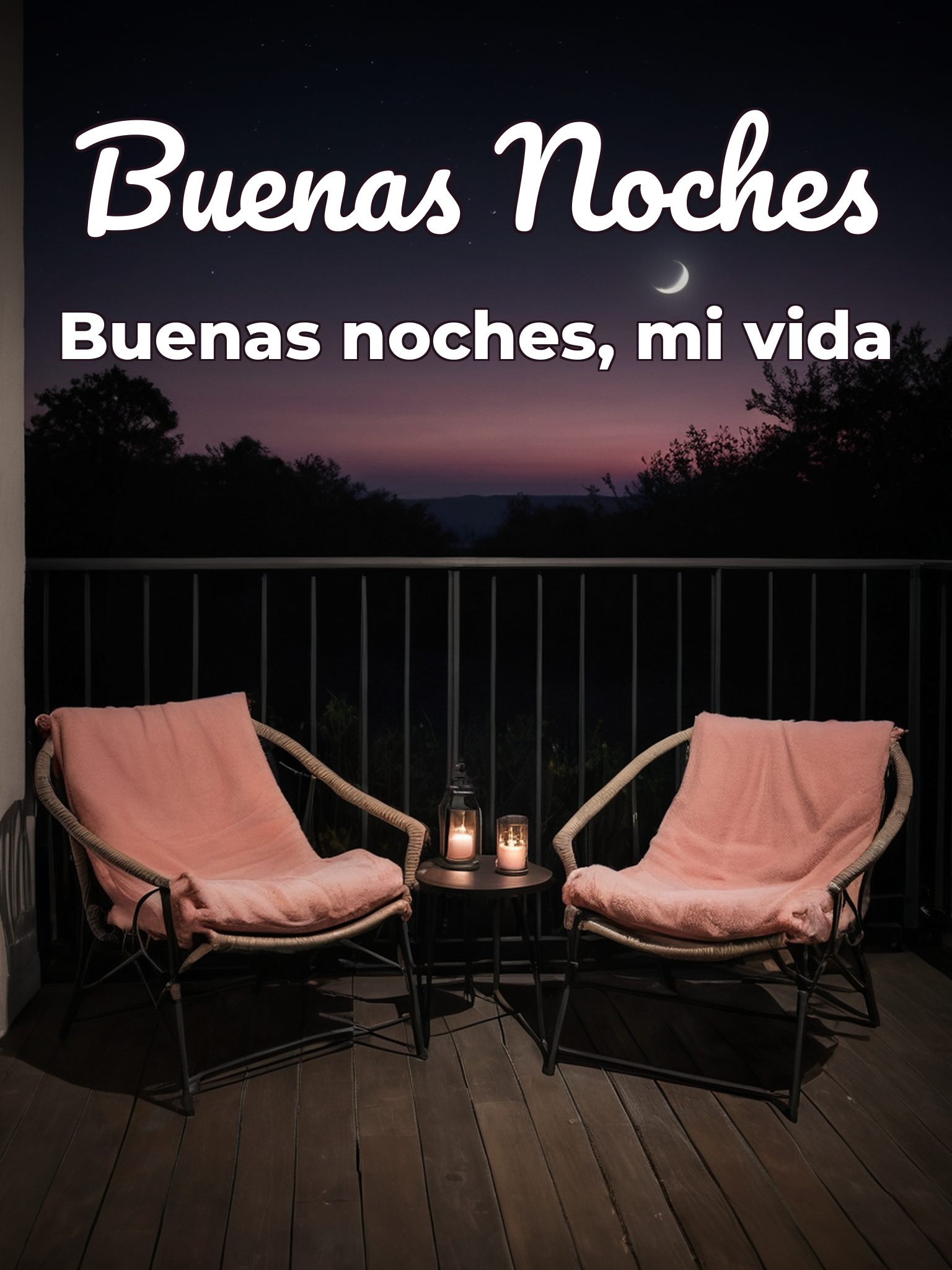 Imágenes de buenas noches y amor para WhatsApp