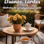 buenas tardes disfruta de esta hermosa tarde