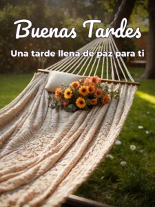 Imágenes de buenas tardes con movimiento para WhatsApp celular