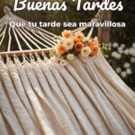 buenas tardes que tu tarde sea maravillosa