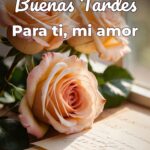 buenas tardes para ti, mi amor