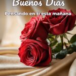 buenos días pensando en ti esta mañana