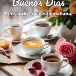 buenos días pensando en ti esta mañana