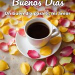 buenos días un buen día para ti, mi amor