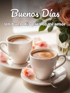 Imágenes de buenos días a un amor para mi amor