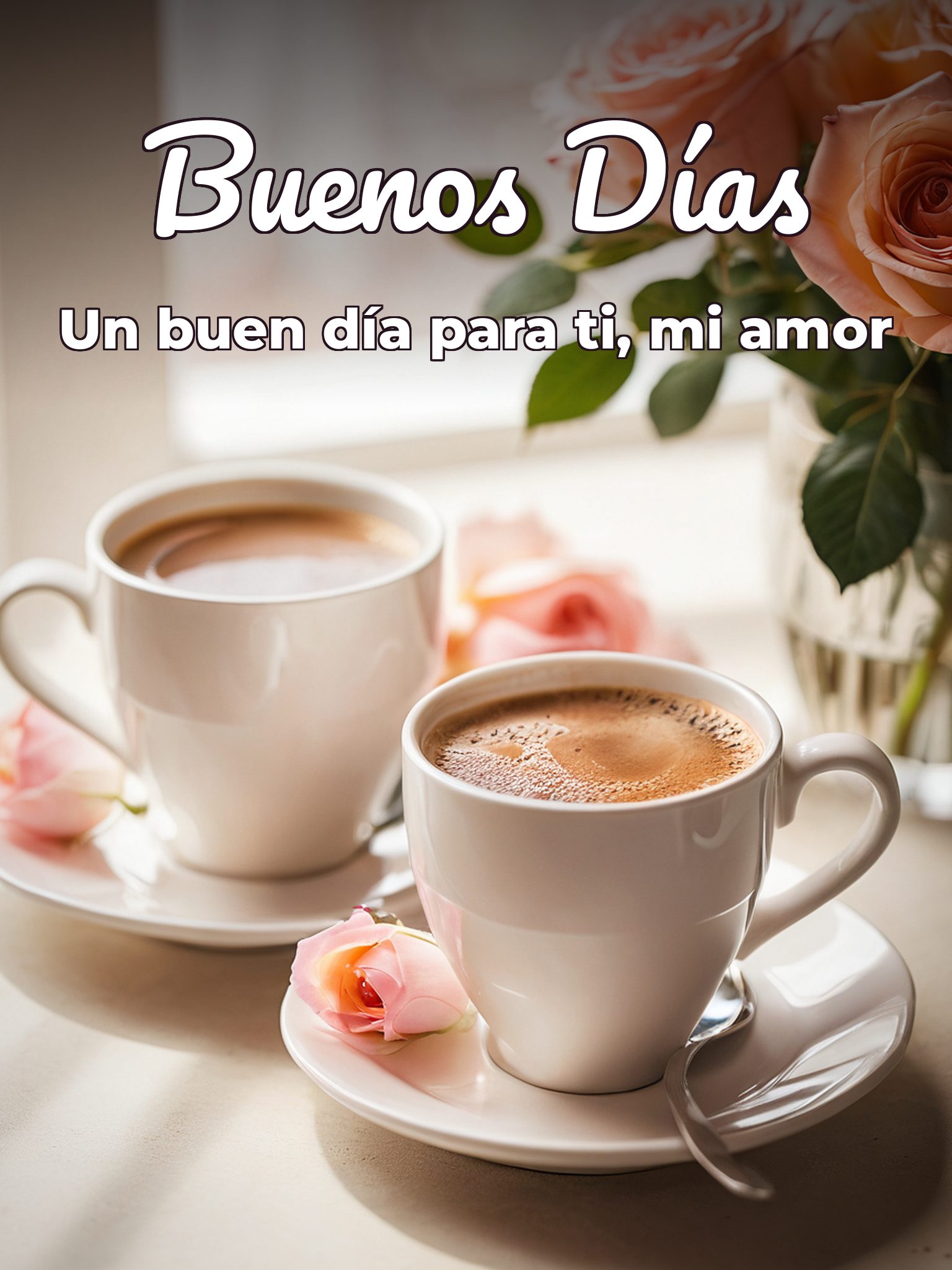 Imágenes de buenos días a un amor para mi amor