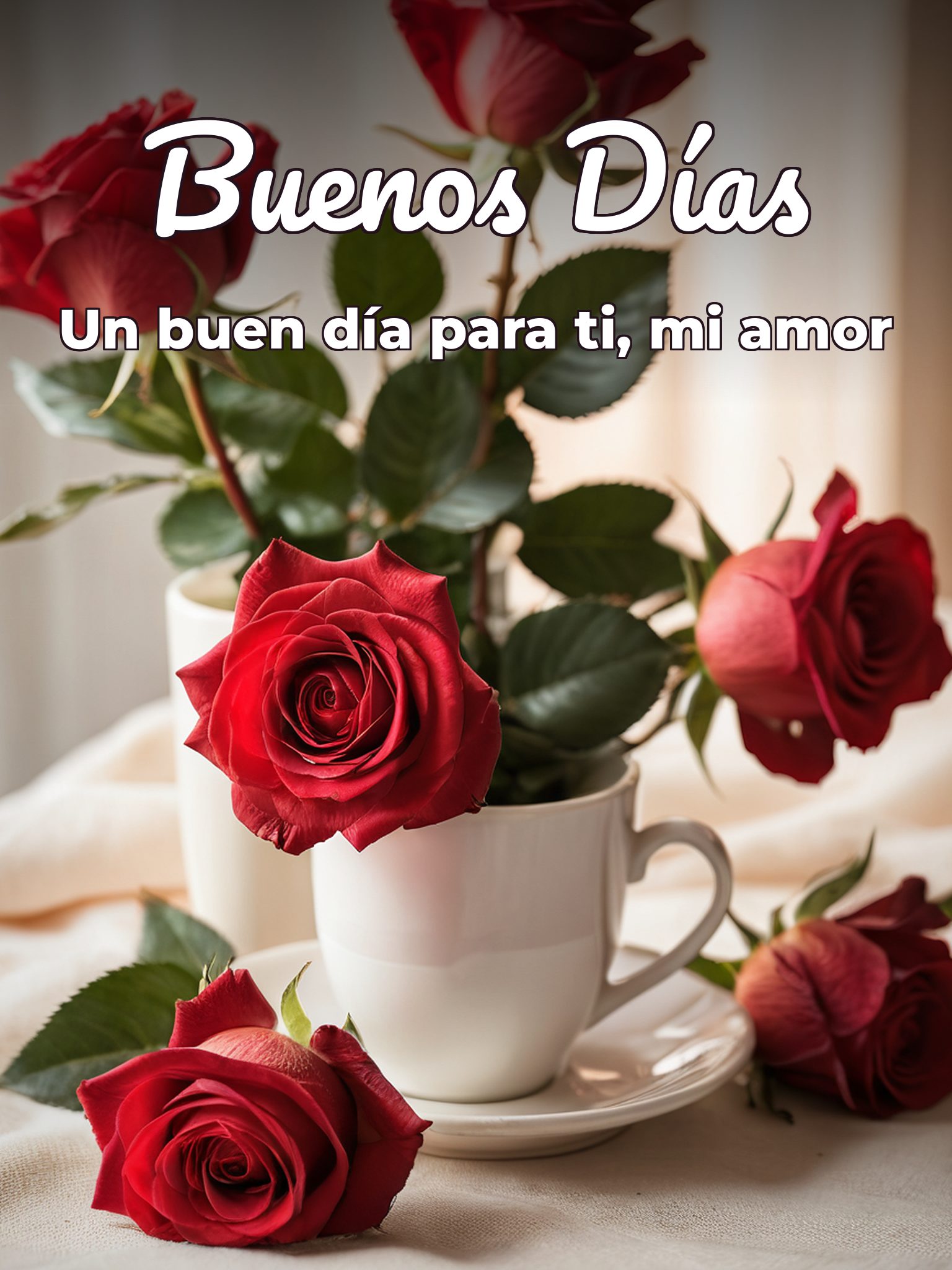 Imágenes de buenos días a un amor